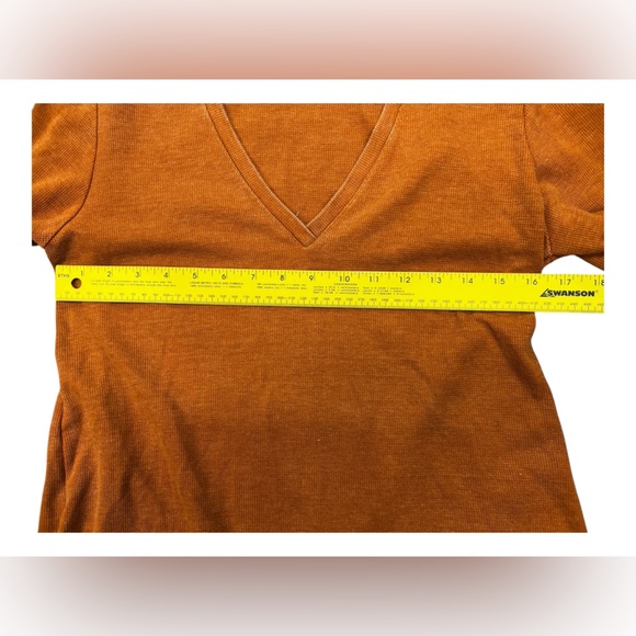 Go Couture Oversize V Neck Sweater orange - Picture 6 of 14
